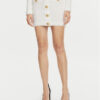 Balmain Мини пола DF1LB292KH10 Бял Slim Fit за Жени цена