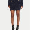 Balmain Мини пола DF0LB015KH74 Тъмносин Regular Fit за Жени цена