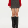 Gestuz Мини пола Sabi 10909540 Сив Regular Fit за Жени цена