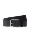 Calvin Klein Мъжки колан Warmth Oiled Grain 35Mm K50K509654 Черен за Мъже цена