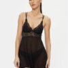 Hunkemöller Нощница Beatriz 169282 Черен Feminine Fit за Жени цена