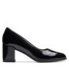 Clarks Обувки на ток Freva 55 Court 26174873 Черен за Жени цена