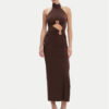BARDOT Официална рокля 59824DB Кафяв Slim Fit за Жени цена
