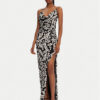 Balmain Официална рокля DF0RN195JJ33 Черен Regular Fit за Жени цена