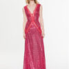 Elisabetta Franchi Официална рокля AB-366-32E2-V740 Розов Regular Fit за Жени цена
