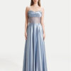 Hey Kyla Официална рокля 5AG019HK Светлосиньо Slim Fit за Жени цена
