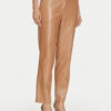 Guess Панталони от имитация на кожа Lia W4YB18 WF8Q0 Бежов Regular Fit за Жени цена