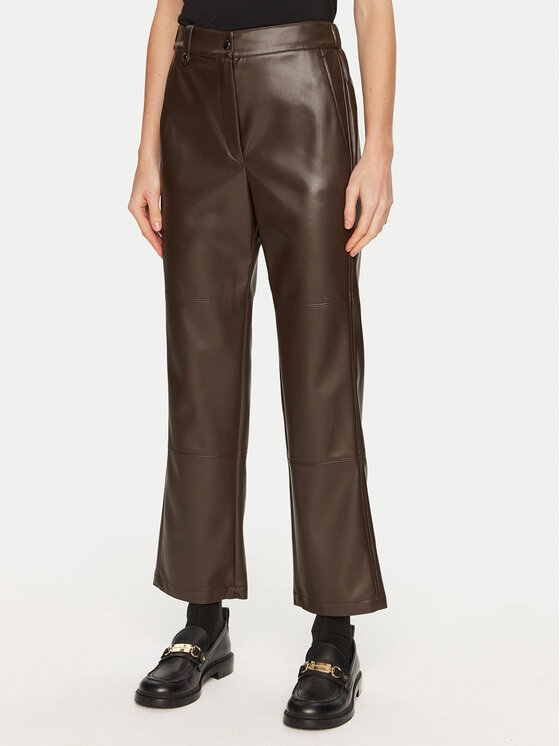 Панталони от имитация на кожа Max Mara Leisure за Жени цена