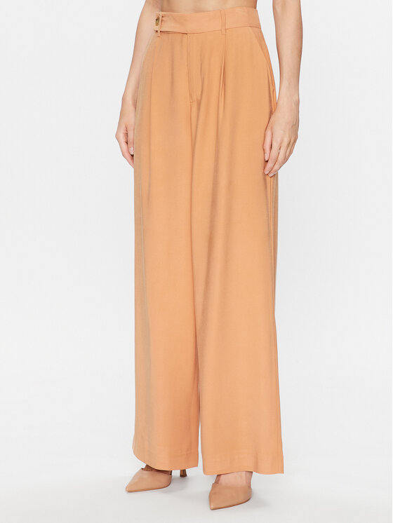 Панталони тип палацо DKNY за Жени цена