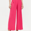 Maryley Панталони тип палацо 24EB509/04FU Розов Wide Leg за Жени цена