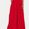TWINSET Панталони тип палацо 242TT2172 Червен Wide Leg за Жени цена