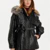 Guess Парка Elly W4BL35 WFIR2 Черен Regular Fit за Жени цена