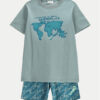 Coccodrillo Пижама WC5448217PJS Каки Regular Fit за Момчета цена