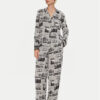 DKNY Пижама YI90033 Черен Relaxed Fit за Жени цена