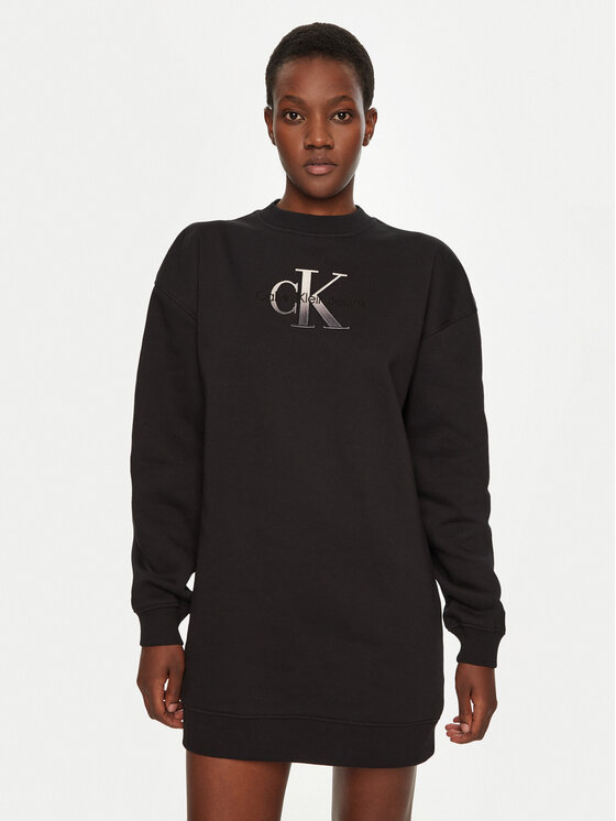 Плетена рокля Calvin Klein Jeans за Жени цена
