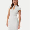 Guess Плетена рокля W5GK46 Z3L10 Екрю Slim Fit за Жени цена