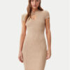 Guess Плетена рокля W5GK46 Z3L10 Кафяв Slim Fit за Жени цена