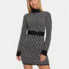Guess Плетена рокля Lise W4BK43 Z37K0 Черен Regular Fit за Жени цена