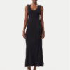 Lola Casademunt by Maite Плетена рокля MS2516034 Черен Regular Fit за Жени цена