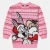 Marc Jacobs Плетена рокля LOONEY TUNES W12454 Розов Regular Fit за Момичета цена