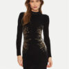 Marciano Guess Плетена рокля 5RGK67 5806Z Черен Bodycon Fit за Жени цена