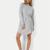 Noisy May Плетена рокля City 27013883 Сив Regular Fit за Жени цена