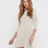 ONLY Плетена рокля 15185761 Екрю Regular Fit за Жени цена