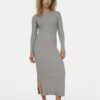 ONLY Плетена рокля Katia 15324649 Сив Slim Fit за Жени цена