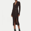PINKO Плетена рокля Viscosa Mix 104033 A239 Кафяв Slim Fit за Жени цена