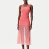 PINKO Плетена рокля 104802 A2GJ Коралов Regular Fit за Жени цена