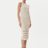 PINKO Плетена рокля Allan 105190 A2LW Бежов Regular Fit за Жени цена