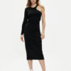 Replay Плетена рокля W9074.000.23587 Черен Slim Fit за Жени цена