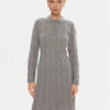 Tommy Hilfiger Плетена рокля WW0WW43085 Сив Regular Fit за Жени цена