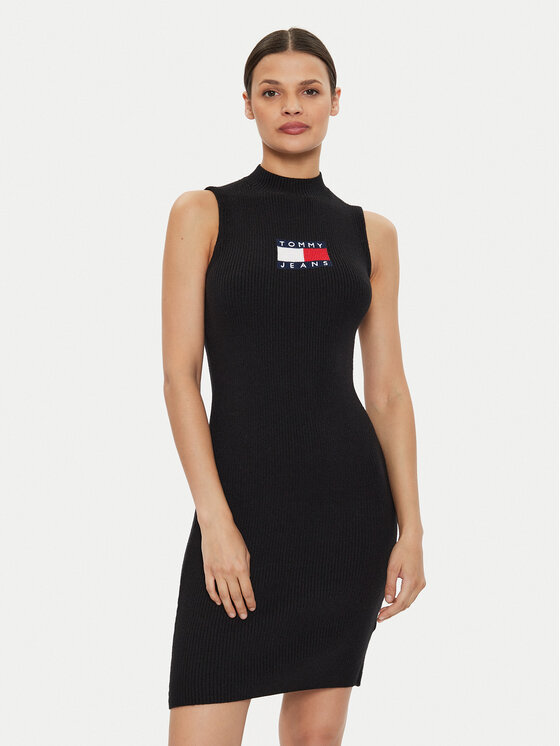 Плетена рокля Tommy Jeans за Жени цена
