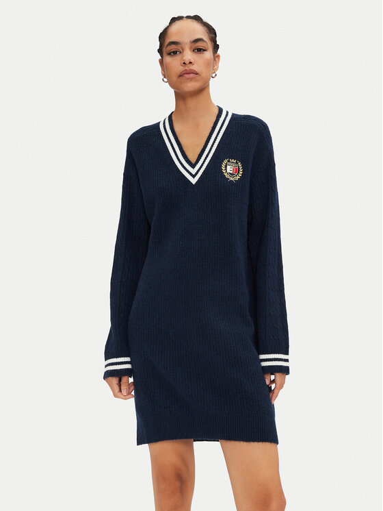 Плетена рокля Tommy Jeans за Жени цена