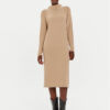 United Colors Of Benetton Плетена рокля 1235DV01T Бежов Regular Fit за Жени цена