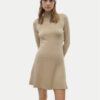Vero Moda Плетена рокля Gold 10311379 Кафяв Regular Fit за Жени цена
