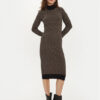 Vero Moda Плетена рокля Aria 10314462 Черен Slim Fit за Жени цена