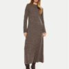 Weekend Max Mara Плетена рокля Dionne 2425326022 Кафяв Relaxed Fit за Жени цена