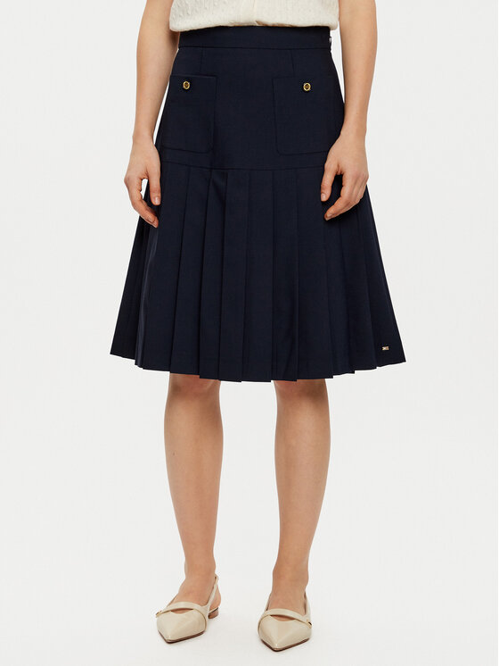 Плисирана пола Tommy Hilfiger за Жени цена