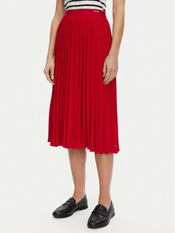 Плисирана пола Tommy Hilfiger за Жени цена