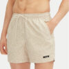 Calvin Klein Swimwear Плувни шорти KM0KM01120 Бежов Regular Fit за Мъже цена
