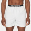 Calvin Klein Swimwear Плувни шорти KM0KM01093 Бял Regular Fit за Мъже цена