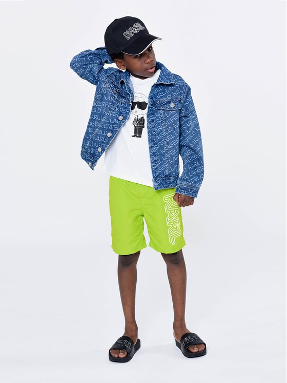 Плувни шорти Karl Lagerfeld Kids за Момчета цена