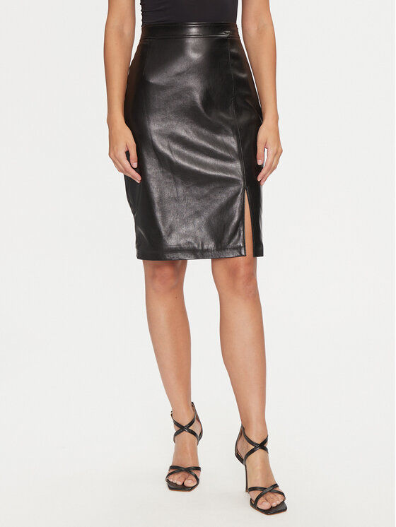 Пола от имитация на кожа Guess за Жени цена