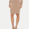 Guess Пола тип молив W4BD53 Z37K0 Бежов Regular Fit за Жени цена