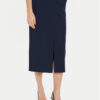TWINSET Пола тип молив 242TP2153 Тъмносин Regular Fit за Жени цена