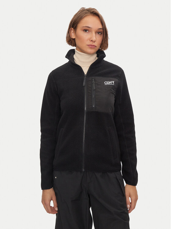 Colourwear Полар Pile Jkt 2.0 7010348 Черен Regular Fit за Жени цена
