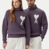 AMI PARIS Поло UKS425.KN0032 Виолетов Relaxed Fit за Унисекс цена