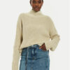 Calvin Klein Jeans Поло J20J224227 Бежов Relaxed Fit за Жени цена